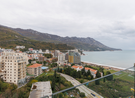Mieszkanie z dwiema sypialniami z widokiem na morze w Budvie, mieszkanie na sprzedaż w Region Budva, sprzedam mieszkanie w Becici, kup dom w Czarnogórze