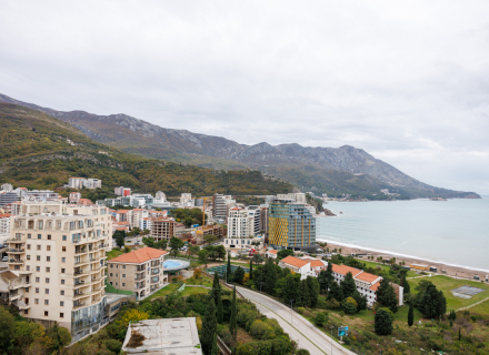 Mieszkanie z dwiema sypialniami z widokiem na morze w Budvie, Czarnogóra nieruchomości, nieruchomości w Czarnogórze, mieszkania w Region Budva, apartamenty w Region Budva