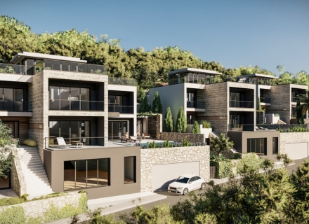 Tudorovici'de Güzel Villalarla Kompleks, Karadağ Villa Fiyatları Karadağ da satılık ev, Montenegro da satılık ev, Karadağ satılık villa