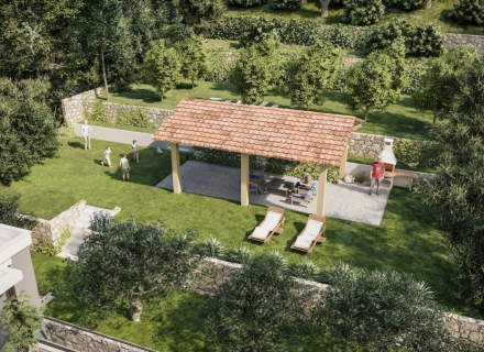 Tudorovici'de Güzel Villalarla Kompleks, Karadağ da satılık havuzlu villa, Karadağ da satılık deniz manzaralı villa, Becici satılık müstakil ev
