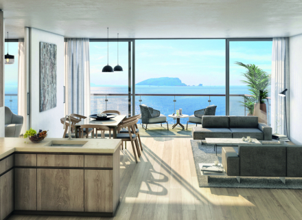 Luxuskomplex in Budva, erste Meereslinie, Montenegro Immobilien, Immobilien in Montenegro, Wohnungen in Region Budva