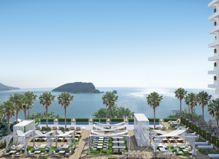 Luxuskomplex in Budva, erste Meereslinie, Wohnungen zum Verkauf in Montenegro, Wohnungen in Montenegro Verkauf, Wohnung zum Verkauf in Region Budva