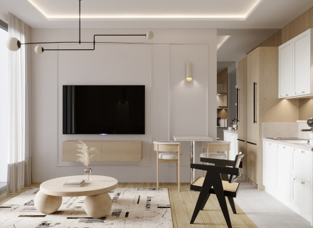 Penthouse mit zwei Schlafzimmern mit Dach und Panoramablick in Becici, Wohnungen zum Verkauf in Montenegro, Wohnungen in Montenegro Verkauf, Wohnung zum Verkauf in Region Budva