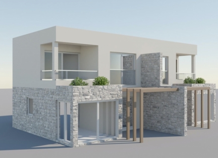 Neues schönes zweistöckiges Stadthaus für 2 Familien in Tivat, Montenegro Immobilien, Immobilien in Montenegro