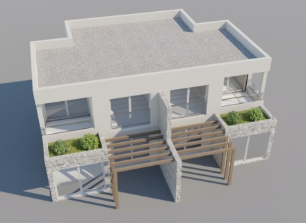Neues schönes zweistöckiges Stadthaus für 2 Familien in Tivat, Villa in Region Tivat kaufen, Villa in der Nähe des Meeres Bigova