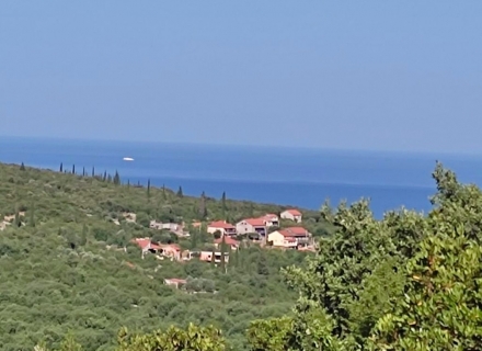 Urbanizovan plac sa pogledom na more u Glavatićima, zemljište na prodaju u Bigova Crna Gora, plac za gradnju Crna Gora, plac na prodaju Crna Gora