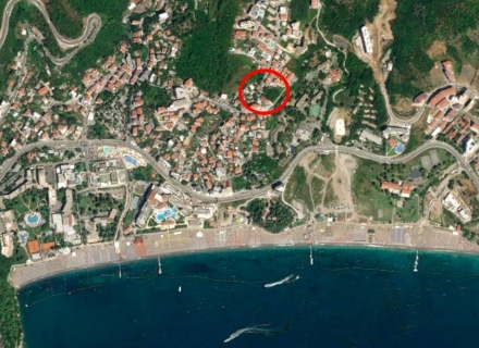 Apartment mit einem Schlafzimmer in Becici mit Meerblick, Wohnungen in Montenegro, Wohnungen mit hohem Mietpotential in Montenegro kaufen