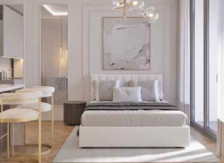 Apartment mit einem Schlafzimmer in einem neuen Projekt im mediterranen Stil in Prcanj, Wohnung mit Meerblick zum Verkauf in Montenegro, Wohnung in Dobrota kaufen, Haus in Kotor-Bay kaufen
