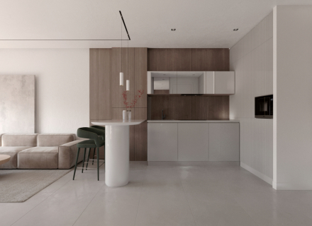 Neuer Wohnkomplex in Tivat mit zwei Schlafzimmern, Wohnung mit Meerblick zum Verkauf in Montenegro, Wohnung in Bigova kaufen, Haus in Region Tivat kaufen