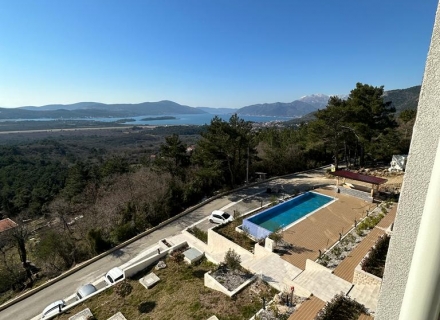 Neue Wohnung mit Meerblick in einem Komplex mit Schwimmbad, Kavach, Montenegro Immobilien, Immobilien in Montenegro, Wohnungen in Region Tivat