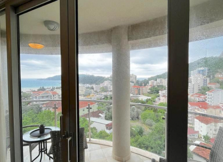 Zwei-Zimmer-Wohnung in Becici, Wohnung mit Meerblick zum Verkauf in Montenegro, Wohnung in Becici kaufen, Haus in Region Budva kaufen