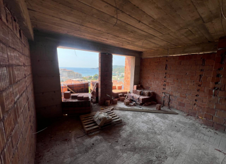Becici'de panoramik deniz manzaralı tek yatak odalı daire., becici satılık daire, Karadağ da ev fiyatları, Karadağ da ev almak
