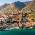 Plac sa pogledom na more sa odobrenim projektom, Prcanj, Kotor, Nekretnine u Crnoj Gori, nekretnine Crna Gora, kupiti zemljište u Crnoj Gori