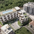 Neuer Komplex in Becici mit Meerblick, zwei Schlafzimmer, Hotelresidenzen zum Verkauf in Montenegro, Hotelwohnungen zum Verkauf in Region Budva