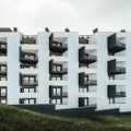 Нови комплекс у Бечићима са погледом на море, две спаваће собе, hotel u Crnoj Gori na prodaju, hotelski konceptualni apartman za prodaju u Becici