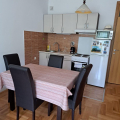 For sale one bedroom apartment in Budva on the ground floor.