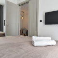 Apartment mit einem Schlafzimmer in Becici, erste Meereslinie, Hotelzimmer in Europa Investition mit garantierten Mieteinnahmen, Serviced Apartments zum Verkauf