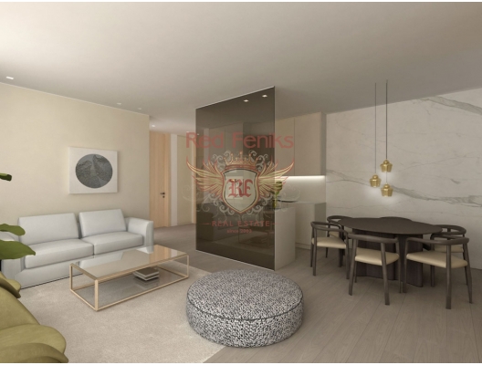 New modern residential complex 100 m from the beach, Montenegro real estate, property in Montenegro, flats in Region Tivat, apartments in Region Tivat