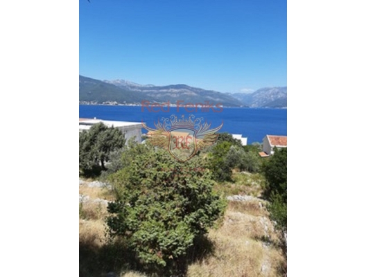 Urbanized plot with panoramic sea views in Krasici, plot in Montenegro for sale, buy plot in Lustica Peninsula, building plot in Montenegro