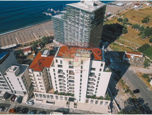Apartment mit einem Schlafzimmer in der ersten Linie, Becici, Hotelzimmer in Europa Investition mit garantierten Mieteinnahmen, Serviced Apartments zum Verkauf