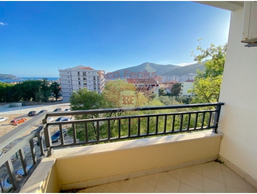 For sale two bedroom apartment in Budva with a small view.
