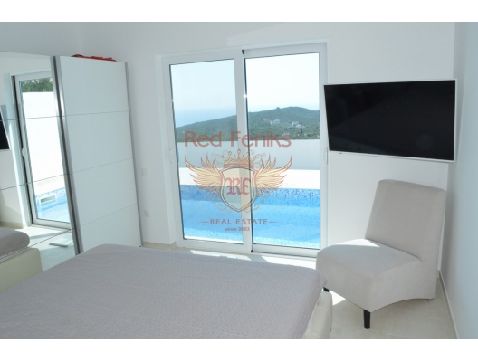 Villa with pool and sea view near Budva, Krimovica settlement, Becici house buy, buy house in Montenegro, sea view house for sale in Montenegro