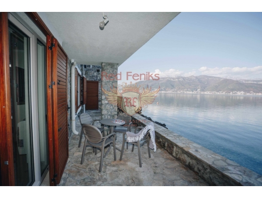 Beautiful Villa on the FIRST LINE 3 meters from the sea in Krasici, Montenegro real estate, property in Montenegro, Lustica Peninsula house sale