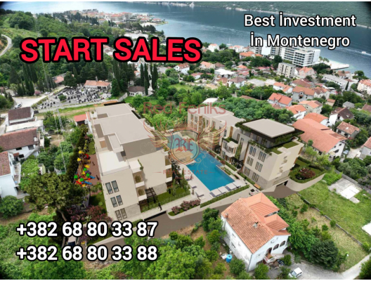 One-bedroom apartments for sale in a gated complex in Kumbor, Herceg Novi

The apartments are situated in a modern residential complex that combines style, convenience, and security.