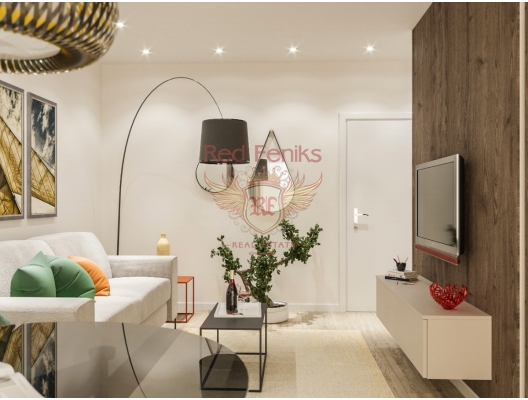 Novi luksuzni hotelski stambeni kompleks sa tri spavaće sobe u Bečićima, hotel u Crnoj Gori na prodaju, hotelski konceptualni apartman za prodaju u Becici