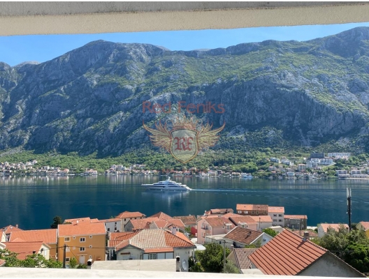 Newly built contemporary villa with swimming pool and stunning views overlooking the sea and Bay of Kotor for sale in Prcanj, peaceful village situated only minutes away from Kotor Old Town - Montenegro.