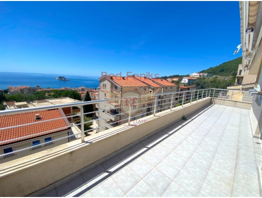 For sale two bedroom apartment in Petrovac with a perfect sea view.