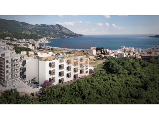 На продају нови комплекс у Бечићима са панорамским погледом на море.