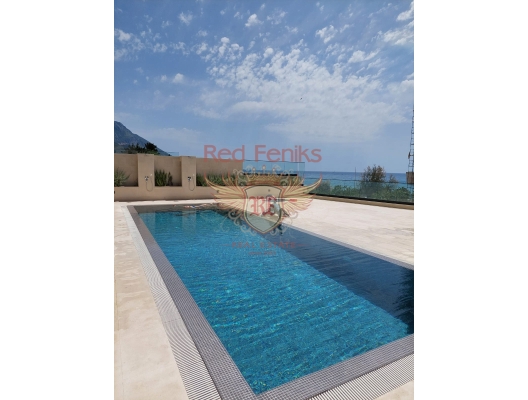 Beautiful apartment with pool and sea view in Becici, Montenegro real estate, property in Montenegro, flats in Region Budva, apartments in Region Budva