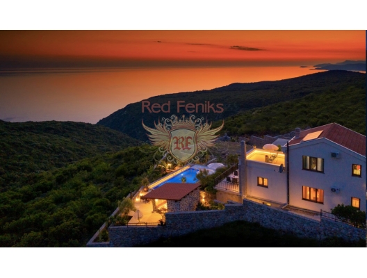 Beautiful Villa with Perfect Sea View in Zagora, Montenegro real estate, property in Montenegro, Region Budva house sale