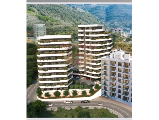 Dvosoban stan u novom kompleksu sa pogledom na more, Bečići, Nekretnine u Crnoj Gori, prodaja nekretnina u Crnoj Gori, stanovi u Region Budva