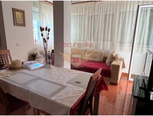 For sale one bedroom apartment in Becici only 400 meters from the sea.