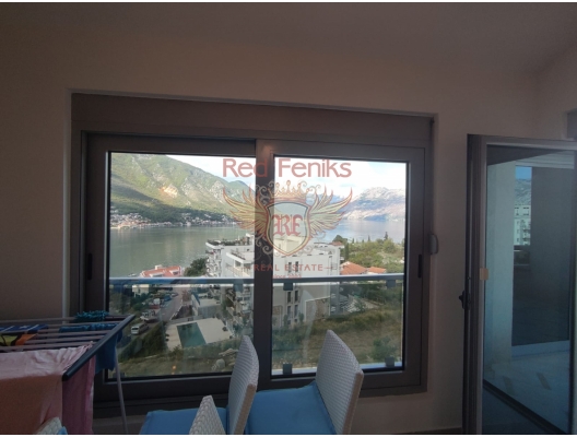Apartment with sea view and pool in Dobrota, apartments in Montenegro, apartments with high rental potential in Montenegro buy, apartments in Montenegro buy