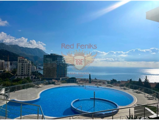 Studio Apartment in Becici with Sea View, Montenegro real estate, property in Montenegro, flats in Region Budva, apartments in Region Budva