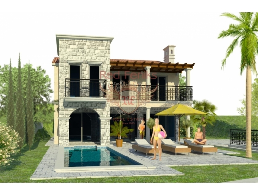 Two-storey villa in Becici with panoramic sea views, Montenegro real estate, property in Montenegro, Region Budva house sale
