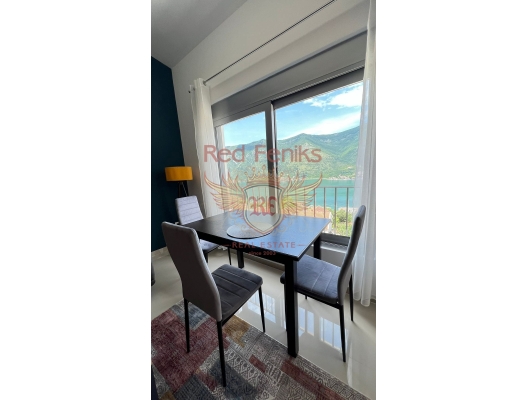 Modern one bedroom apartment with sea view, Dobrota, Kotor, Montenegro real estate, property in Montenegro, flats in Kotor-Bay, apartments in Kotor-Bay