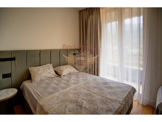 One Bedroom Apartment in Becici with Panoramic Sea View., hotel residence for sale in Region Budva, hotel room for sale in europe, hotel room in Europe