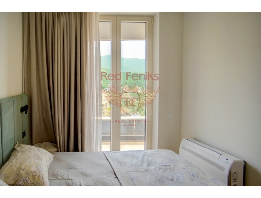 One Bedroom Apartment in Becici with Panoramic Sea View., investment with a guaranteed rental income, serviced apartments for sale