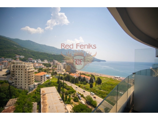 One Bedroom Apartment in Becici with Panoramic Sea View., Montenegro real estate, property in Montenegro, flats in Region Budva, apartments in Region Budva
