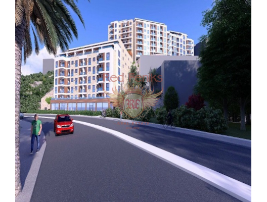 New residential complex in Becici on the first line, Montenegro real estate, property in Montenegro, flats in Region Budva, apartments in Region Budva