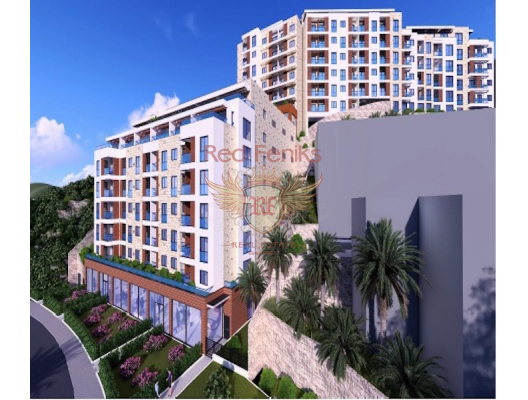 New residential complex in Becici on the first line, apartments in Montenegro, apartments with high rental potential in Montenegro buy, apartments in Montenegro buy