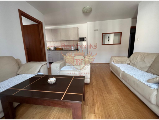 For sale two bedroom apartment in Budva with mountain view.