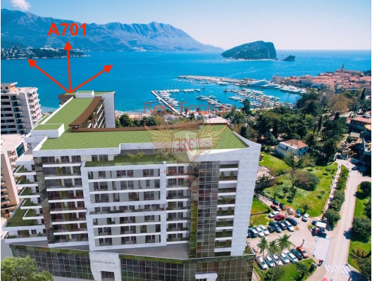 Two bedroom apartment in Budva with Sea view, Montenegro real estate, property in Montenegro, flats in Region Budva, apartments in Region Budva