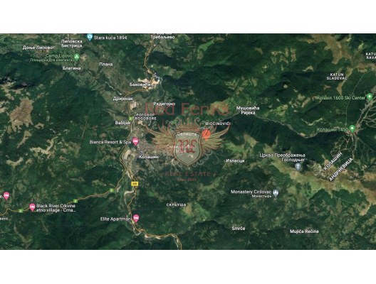 For sale urbanised plot of land in Kolasin near the ski park with an area of 1313 m2.
