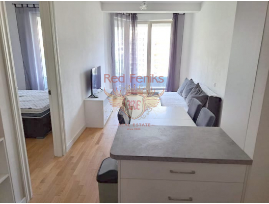 Apartment mit einem Schlafzimmer, Meerblick und Pool in Becici, Verkauf Wohnung in Becici, Haus in Montenegro kaufen