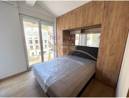 Apartment mit zwei Schlafzimmern und Meerblick in Budva, Wohnung mit Meerblick zum Verkauf in Montenegro, Wohnung in Becici kaufen, Haus in Region Budva kaufen